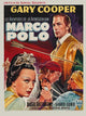 The Adventures of Marco Polo Movie Poster Print showcasing vibrant colors and adventure theme.
