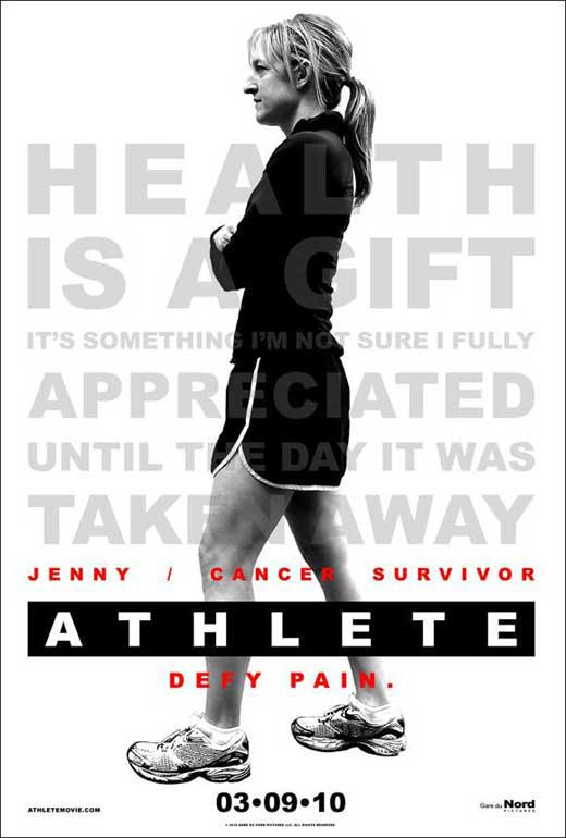 Athlete Movie Poster Print showcasing athletic determination and excellence.