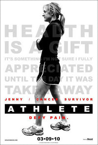 Athlete Movie Poster Print showcasing athletic determination and excellence.