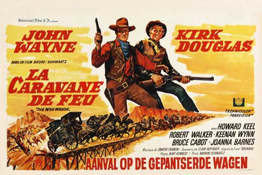 The War Wagon Movie Poster Print showcasing classic Western cinema.