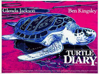 Turtle Diary Movie Poster Print featuring vibrant colors and movie art.