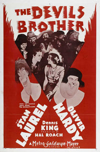 The Devil's Brother Movie Poster Print showcasing classic comedy film art.