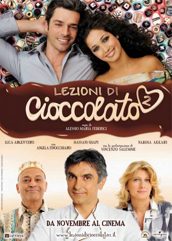 Lezioni di Cioccolato 2 Movie Poster featuring vibrant artwork.