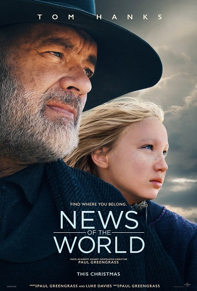 News of the World Movie Poster Print, premium quality, available in multiple sizes.