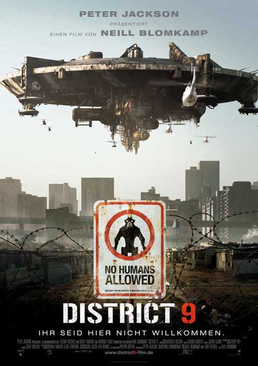 District 9 Movie Poster Print in vibrant colors