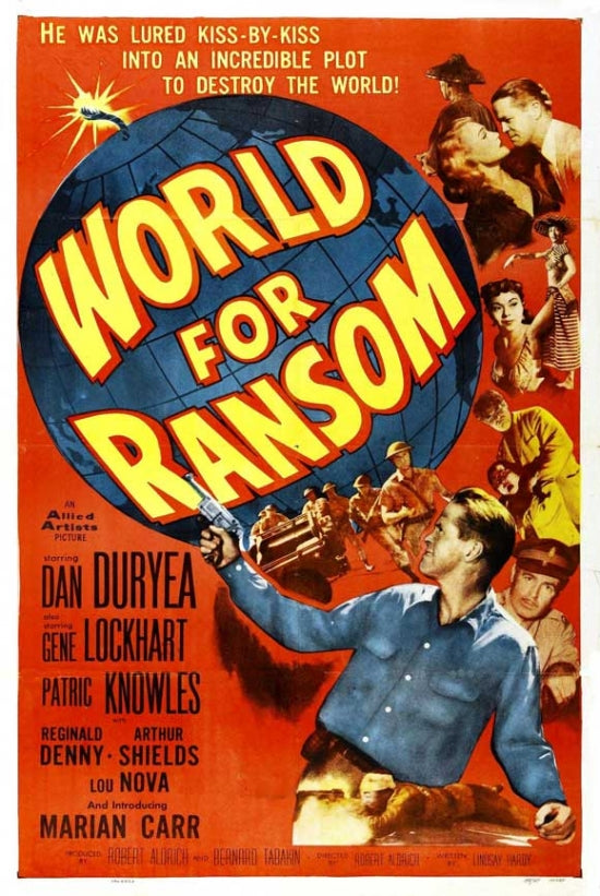 World for Ransom Movie Poster Print showcasing classic cinema art.