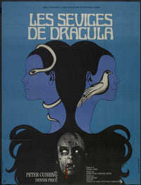 Twins of Evil Movie Poster Print showcasing classic horror art.