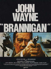 Brannigan Movie Poster Print featuring vibrant colors and captivating design.