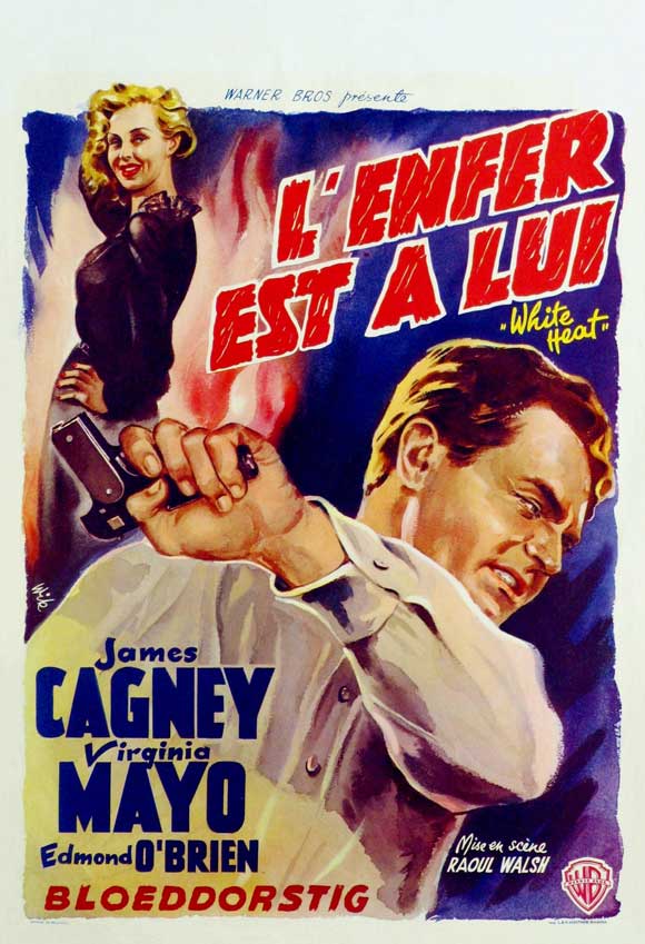 White Heat Movie Poster Print featuring classic film art.