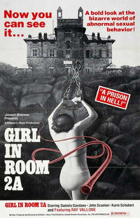 The Girl in 2A movie poster print featuring vibrant imagery.