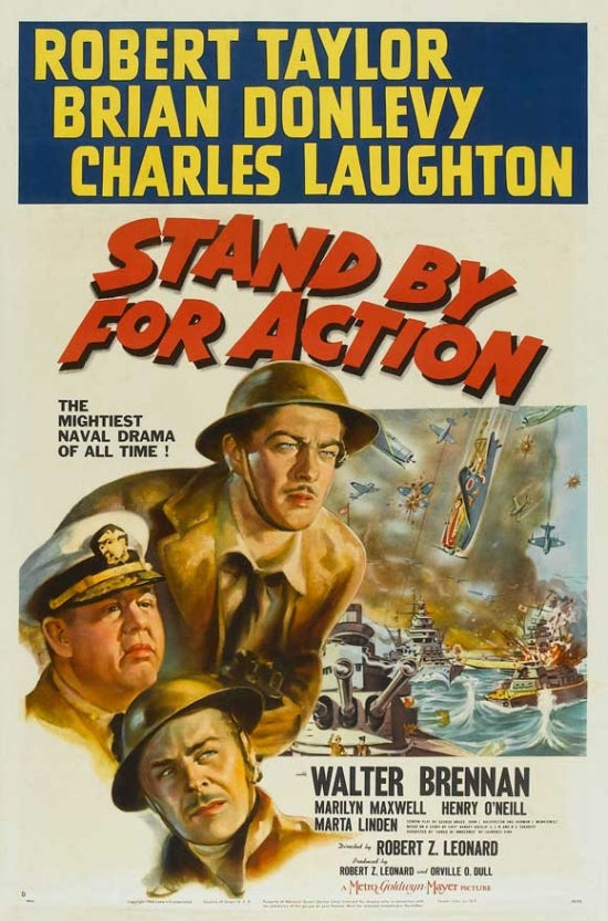 Stand by for Action Movie Poster Print showcasing thrilling adventure.