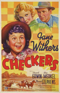 Checkers Movie Poster Print showcasing vibrant colors and design.