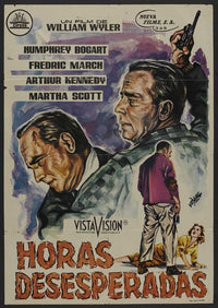 The Desperate Hours Movie Poster Print showcasing suspenseful cinematic artwork.