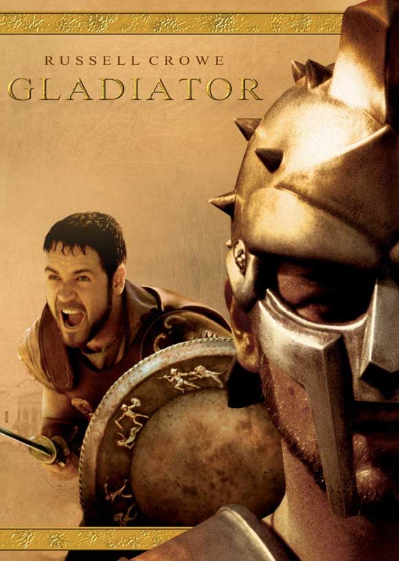 Gladiator Movie Poster Print featuring iconic film art