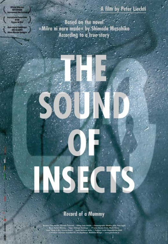 The Sound of Insects movie poster featuring eerie imagery and themes.