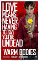 Warm Bodies Movie Poster Print showcasing a whimsical romantic theme.