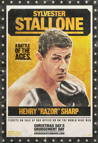 Grudge Match Movie Poster Print featuring dramatic sports rivalry.
