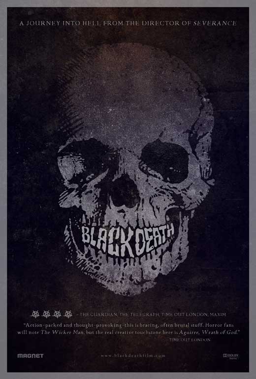 Black Death Movie Poster Print showcasing dark fantasy art.