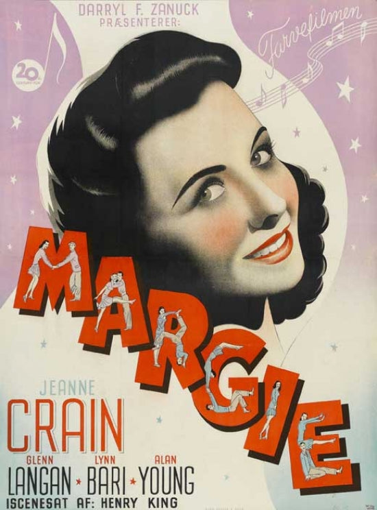 Margie is for Loving movie poster print showcasing classic cinema art