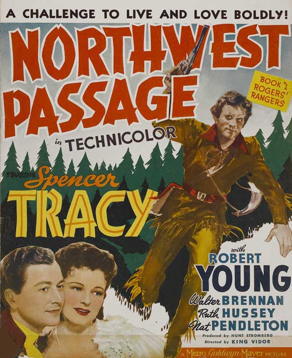 Northwest Passage Movie Poster Print featuring vibrant cinematic imagery.