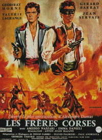 The Corsican Brothers Movie Poster Print showcasing vibrant colors and iconic imagery.