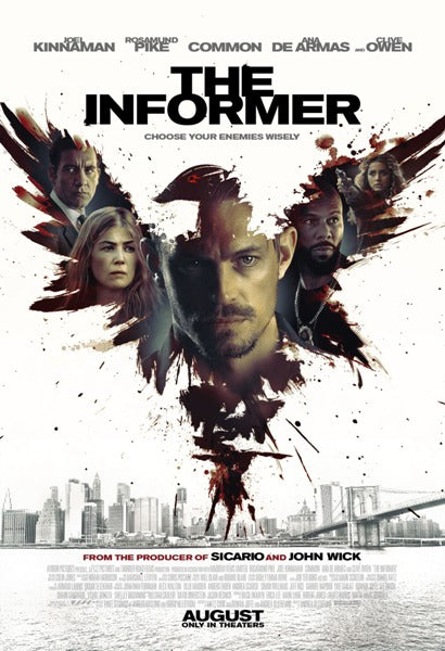 The Informer Movie Poster Print showcasing cinematic art.
