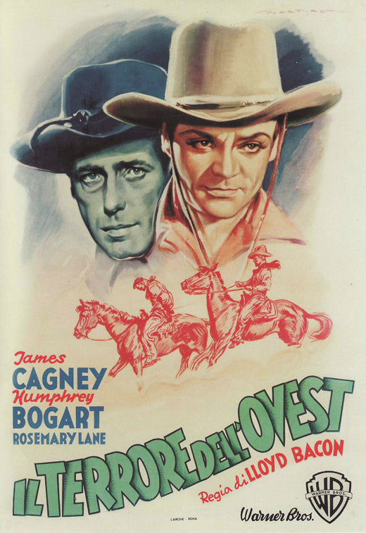 Oklahoma Kid Movie Poster Print featuring classic film imagery.