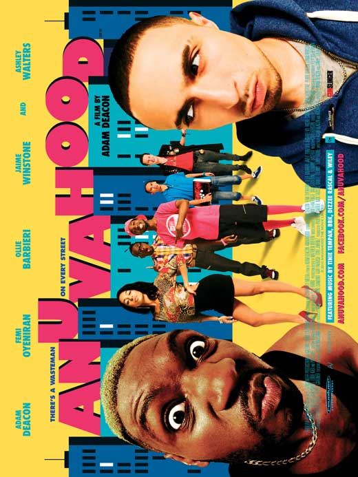 Anuvahood Movie Poster Print showcasing vibrant colors and design.
