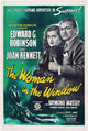 The Woman in the Window Movie Poster Print featuring suspenseful imagery.