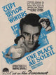 A Place in the Sun Movie Poster Print showcasing classic film art.