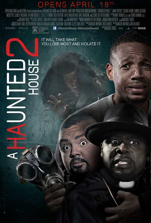 A Haunted House 2 Movie Poster Print featuring vibrant graphics.