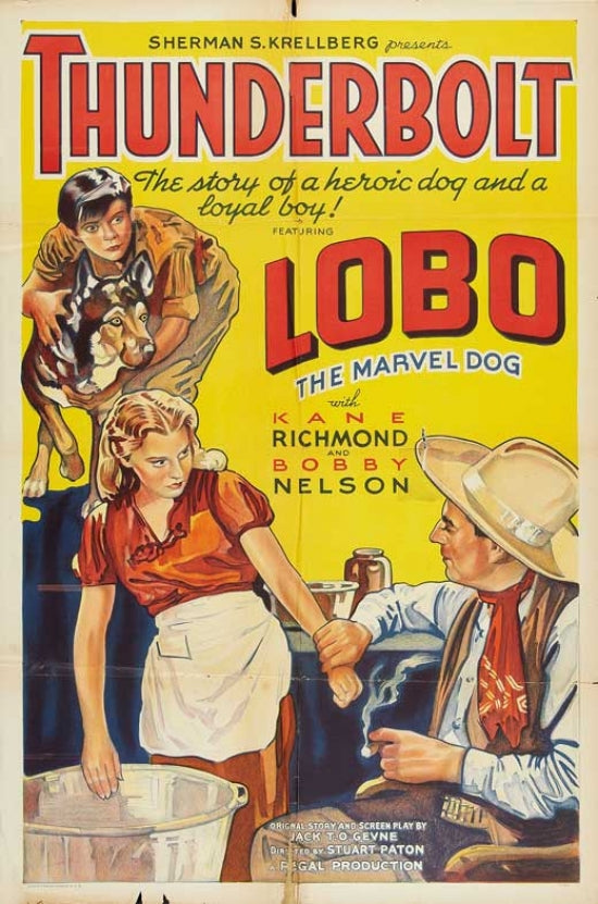 Thunderbolt Movie Poster featuring classic film artwork.