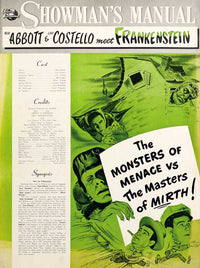 Bud Abbott Lou Costello Meet Frankenstein Movie Poster Print