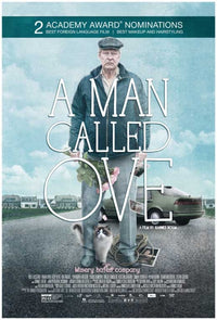 A Man Called Ove Movie Poster Print showcasing heartwarming themes.