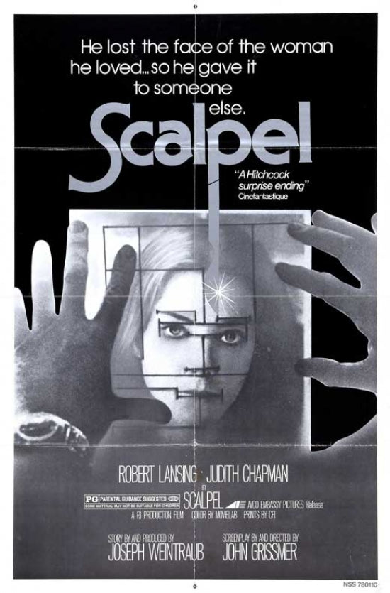 False Face Movie Poster Art Print showcasing cinematic themes.