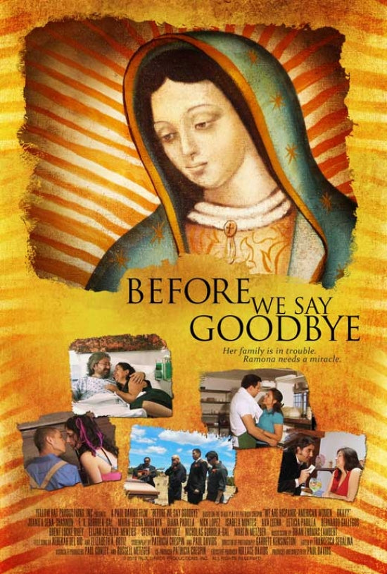 Before We Say Goodbye Movie Poster featuring emotional farewell themes.