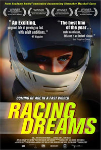 Racing Dreams Movie Poster Print showcasing dynamic racing imagery.
