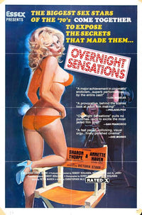Overnight Sensations Movie Poster Print showcasing vibrant cinema art.