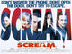 Scream Movie Poster featuring Ghostface from the classic horror film.