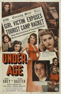Under Age Movie Poster Print available in multiple sizes.