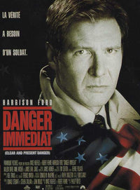 Clear and Present Danger Movie Poster Print featuring iconic movie imagery.