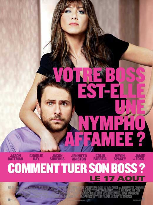 Horrible Bosses Movie Poster Print featuring dark comedy theme.