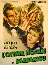 Bluebeard's Eighth Wife Movie Poster Print showcasing vibrant colors and classic film charm.