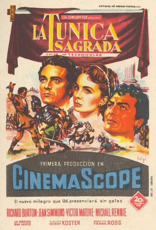 The Robe Movie Poster Print showcasing classic film artwork.