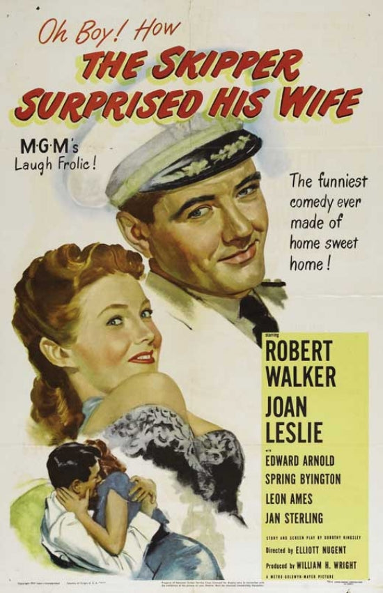 The Skipper Surprised His Wife Movie Poster Print