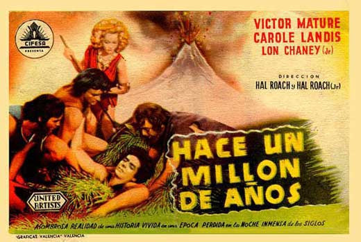 One Million B.C. Movie Poster Print 11x17