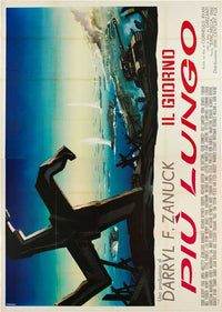 The Longest Day Movie Poster Print showcasing historical war cinema.