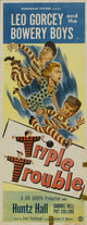 Triple Trouble Movie Poster Print showcasing vibrant colors and dynamic design.