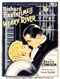 Weary River Movie Poster Print showcasing classic cinema art.