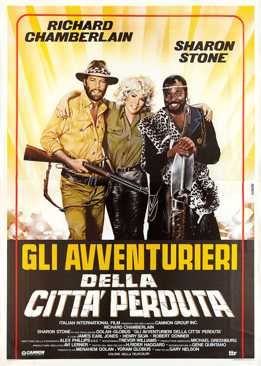 Allan Quatermain and the Lost City of Gold Movie Poster Print showcasing adventure.